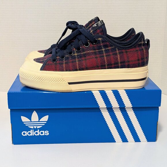 Adidas Women's Nizza RF Platform H02710 Casual Shoes - Size 6 - Picture 1 of 10